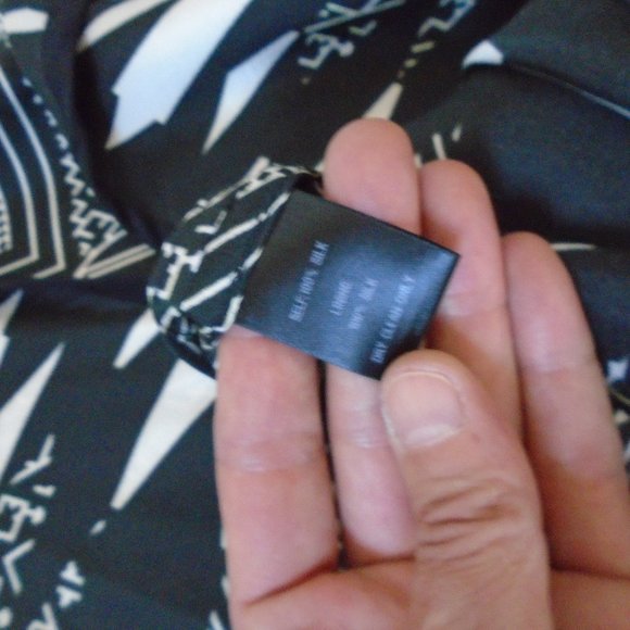 BIBHU Mohapatra New York City made silk black white luxury blouse 4 USA small - Picture 5 of 5
